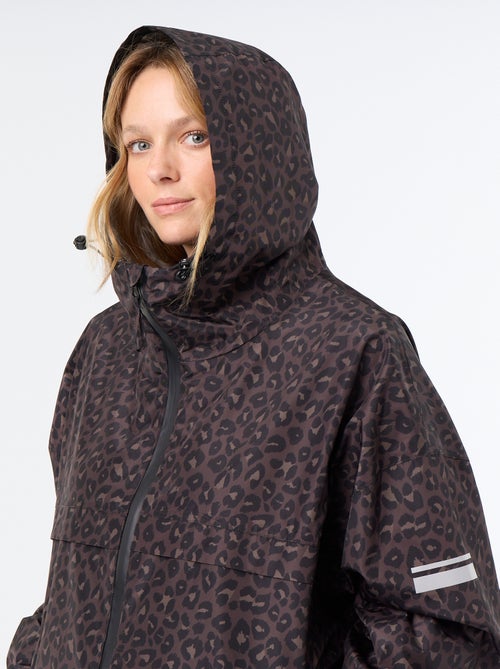 Lange waterafstotende parka met capuchon - Kiabi