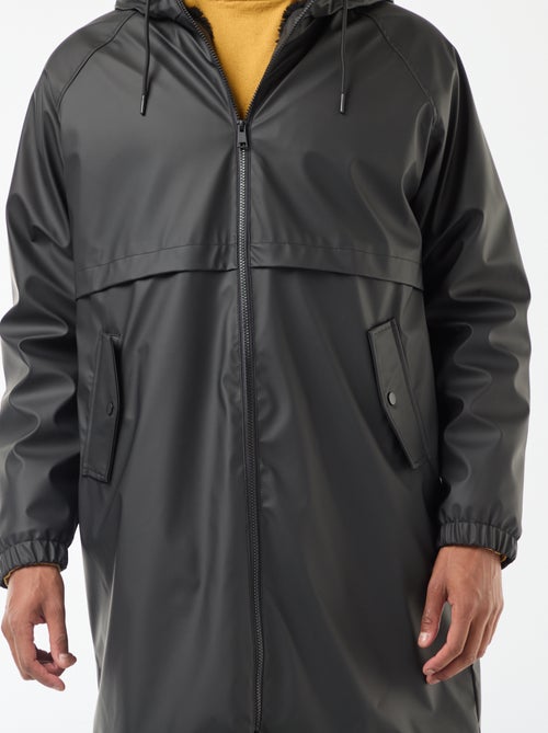 Lange, waterafstotende parka met capuchon en warme voering - Kiabi