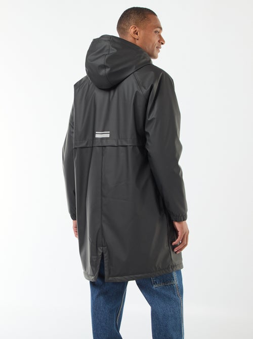 Lange, waterafstotende parka met capuchon en warme voering - Kiabi