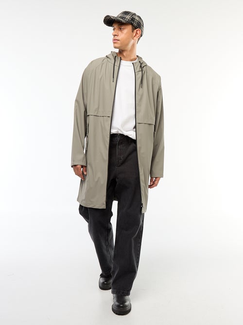Lange, waterafstotende parka met capuchon - Kiabi Lange, waterafstotende parka met capuchon - Kiabi