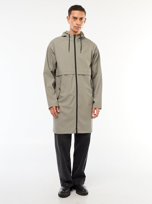 Lange, waterafstotende parka met capuchon - Kiabi Lange, waterafstotende parka met capuchon - Kiabi