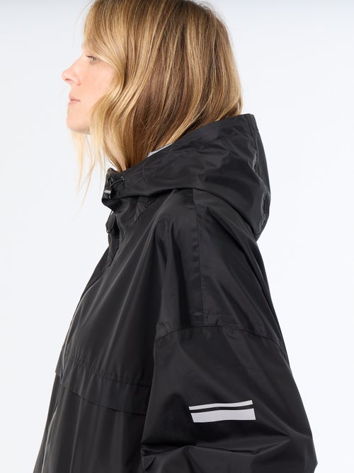 Lange waterafstotende parka met capuchon - Kiabi