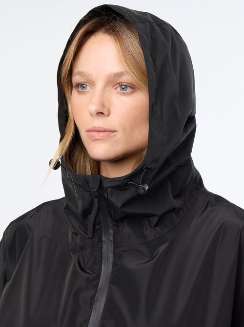 Lange waterafstotende parka met capuchon - Kiabi