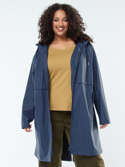 Lange, waterafstotende parka met reflecterende details - Kiabi