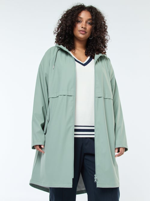 Lange, waterafstotende parka met reflecterende details - Kiabi