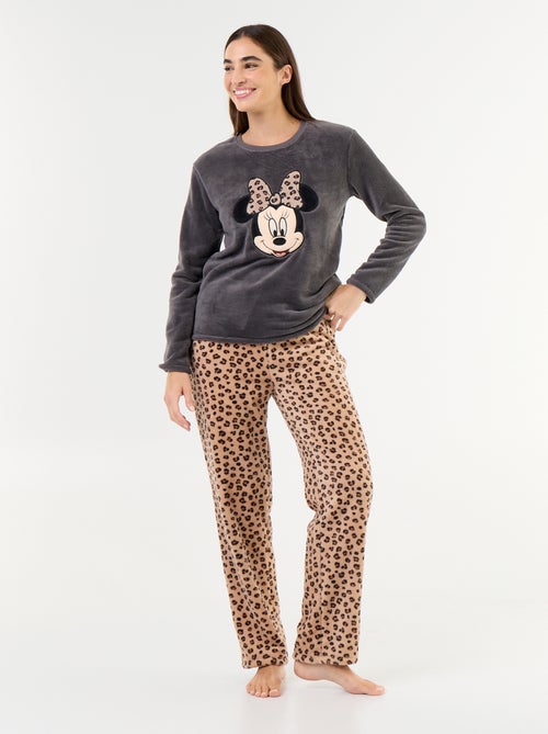 Lange 'Winnie' pyjama van Disney van fleece - 2-delig - Kiabi