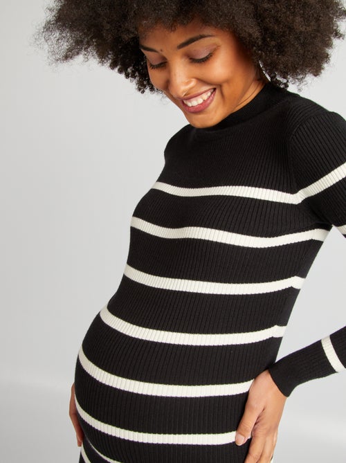 Lange zwangerschapsjurk - Kiabi