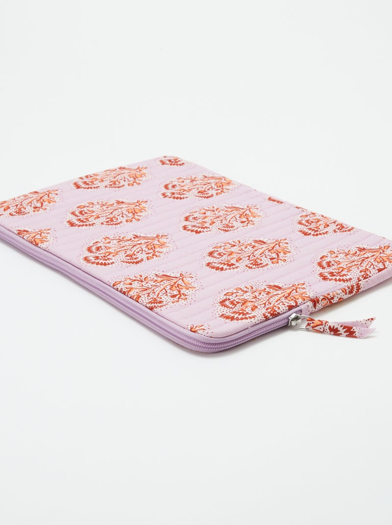 Laptop- of tablethoes - 15 inch - Kiabi Home paars - Kiabi