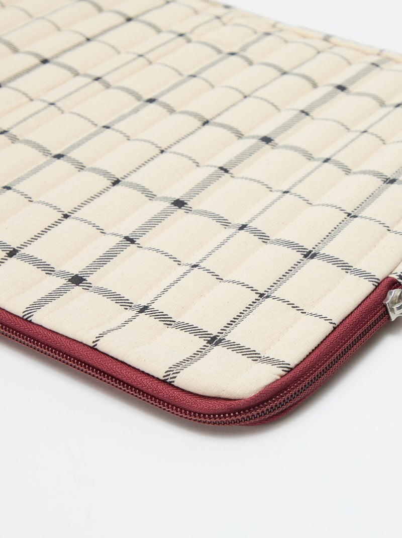 Laptop- of tablethoes - 15 inch Biege - Kiabi