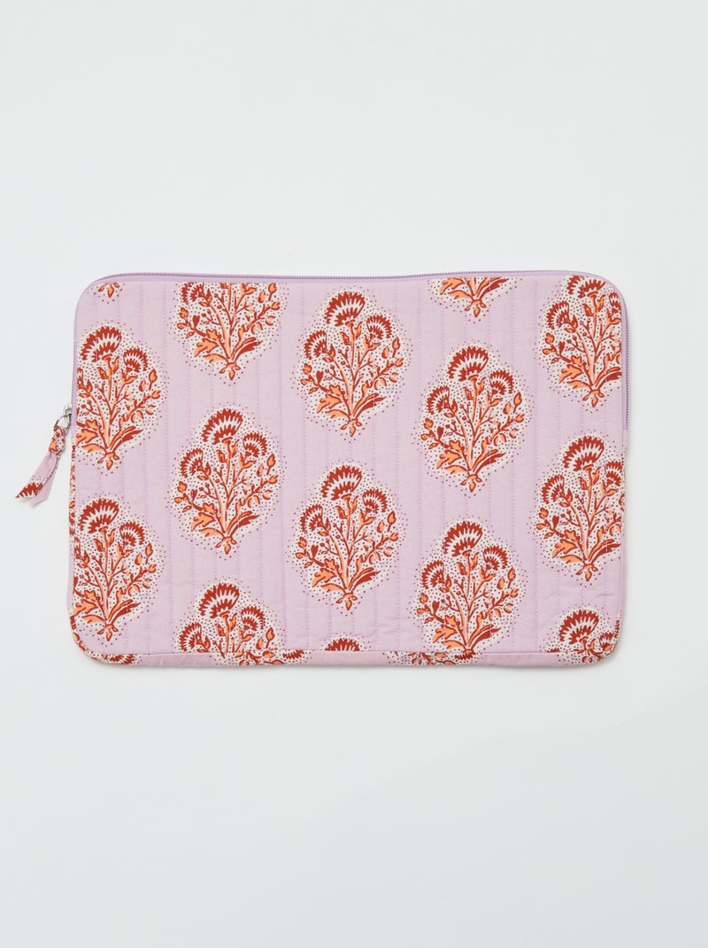 Laptop- of tablethoes 15 inch - Kiabi Home paars - Kiabi