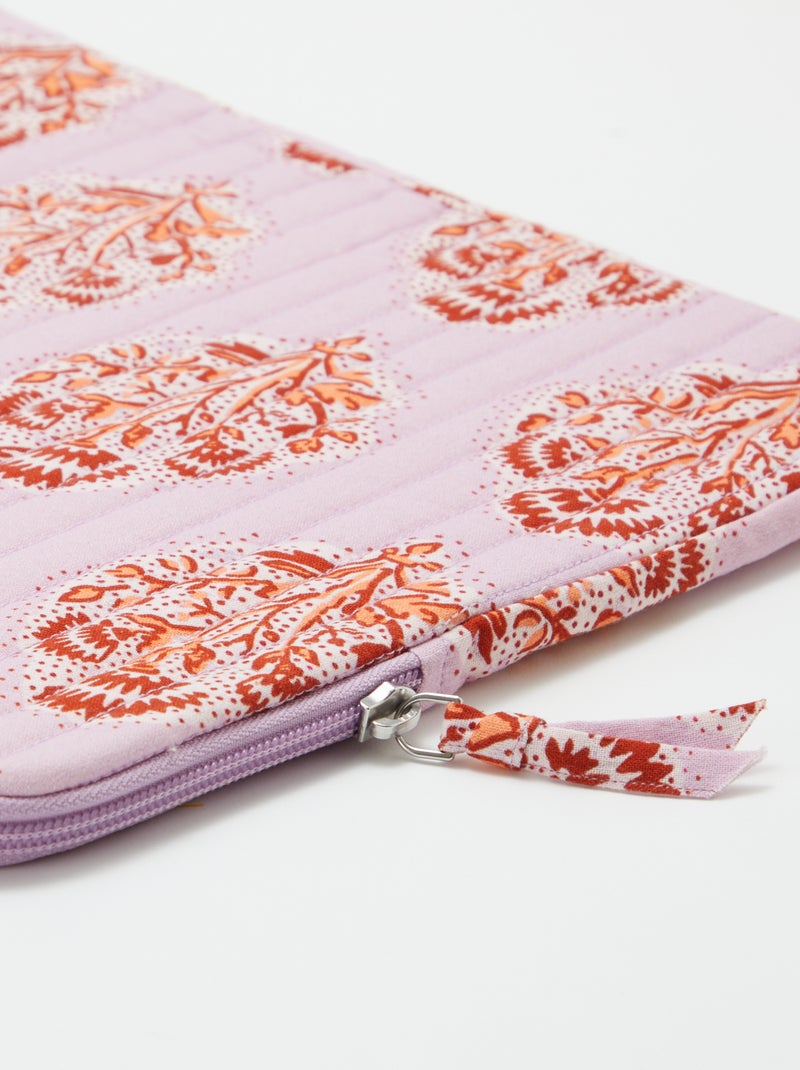 Laptop- of tablethoes 15 inch - Kiabi Home paars - Kiabi