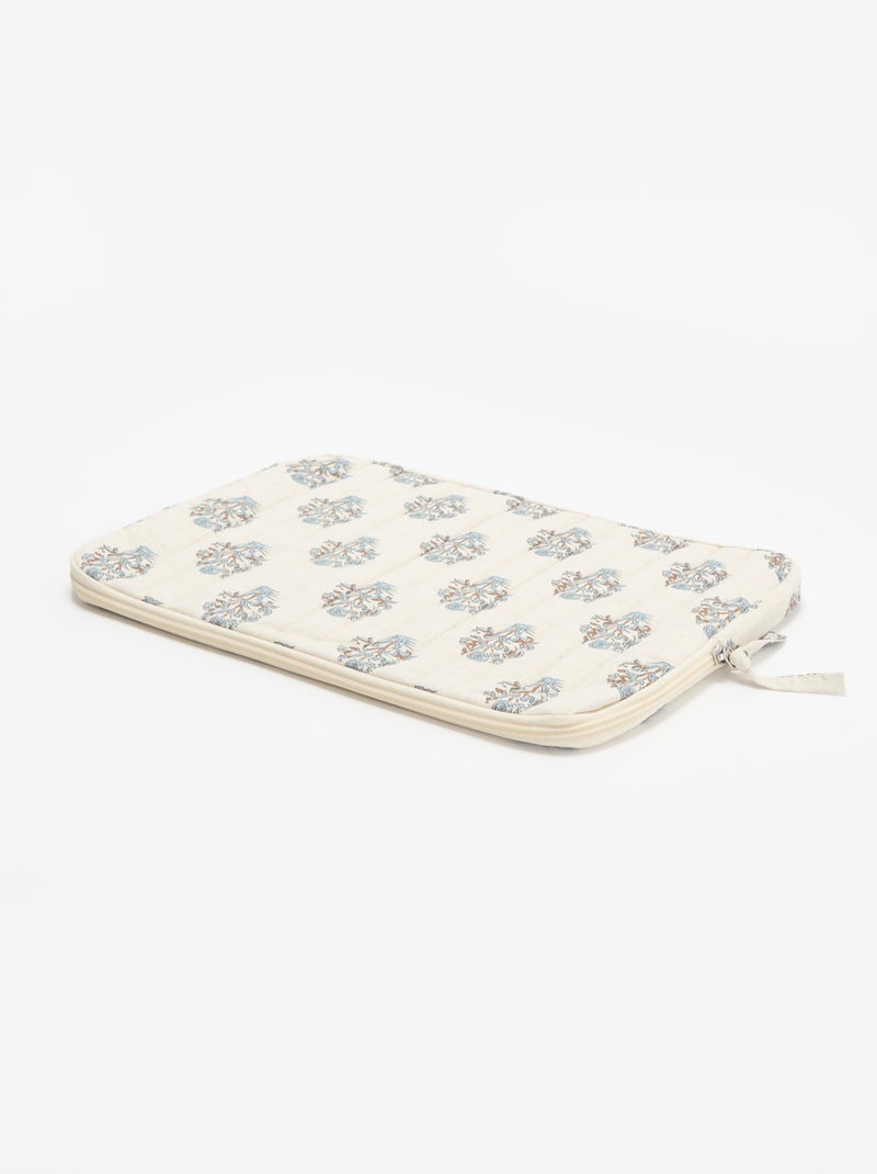 Laptophoes 15 inch Blauw - Kiabi
