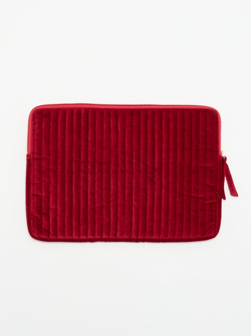 Laptophoes (36x25 cm) - Kiabi Home Rood - Kiabi