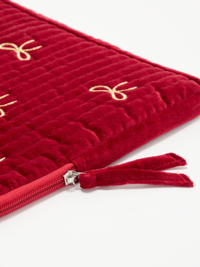 Laptophoes (36x25 cm) - Kiabi Home Rood - Kiabi