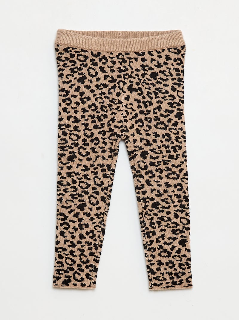 Legging - compact breisel Biege - Kiabi