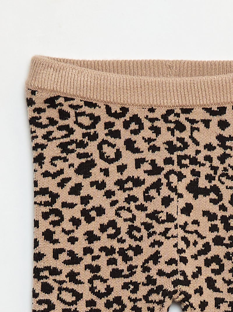 Legging - compact breisel Biege - Kiabi