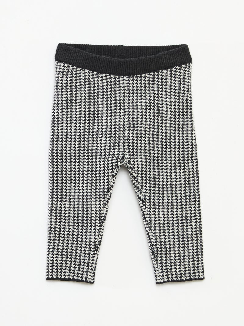 Legging - compact breisel Wit - Kiabi