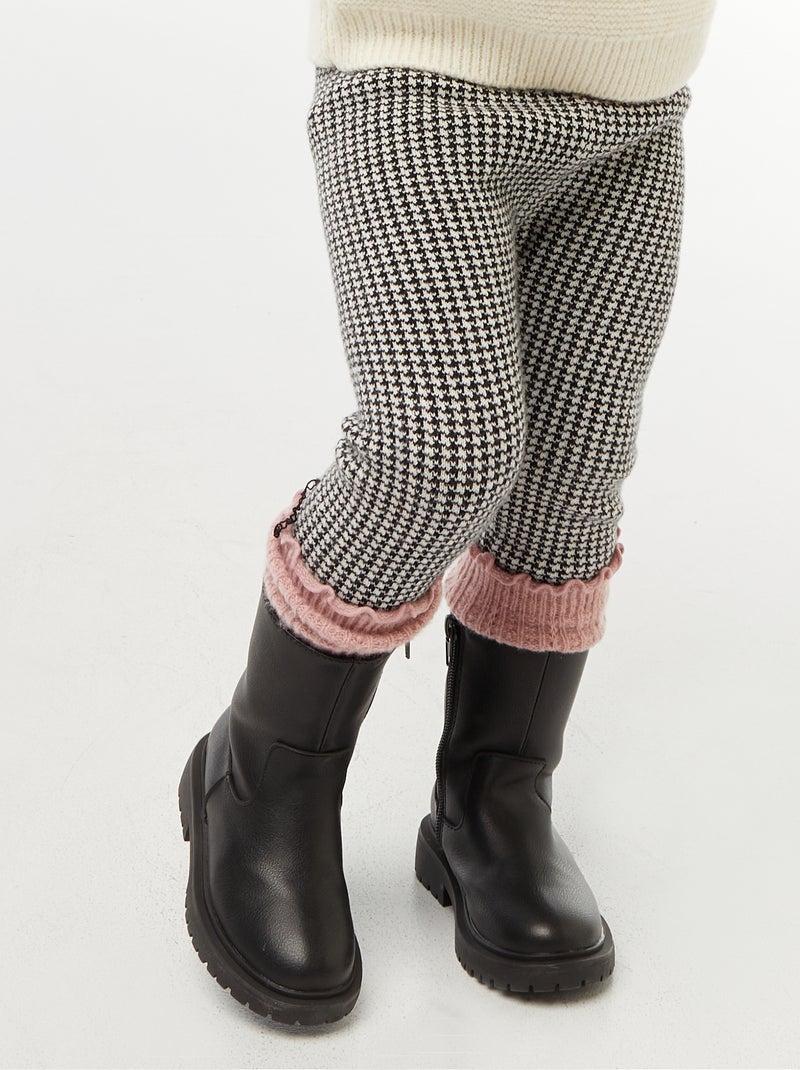 Legging - compact breisel Wit - Kiabi