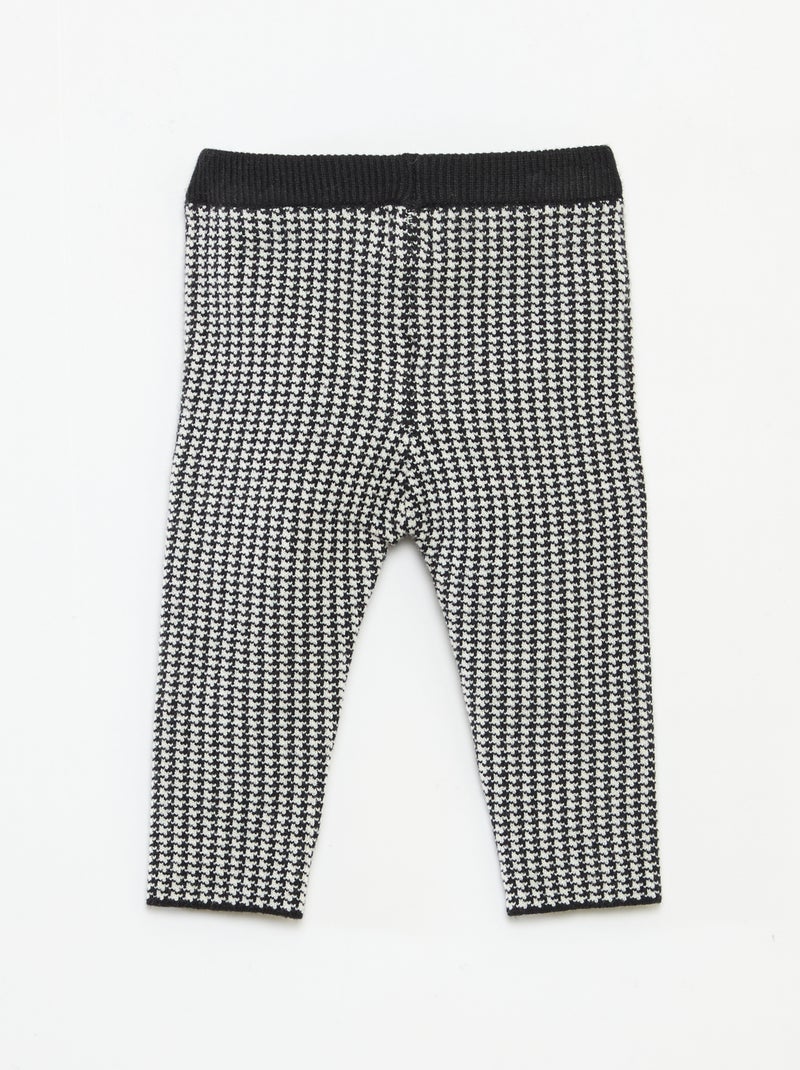 Legging - compact breisel Wit - Kiabi