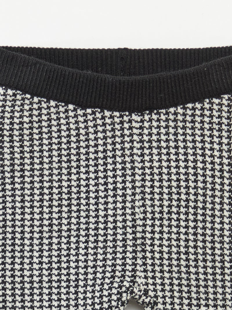 Legging - compact breisel Wit - Kiabi