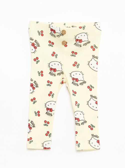 Legging 'Hello kitty' van ribkatoen - Kiabi