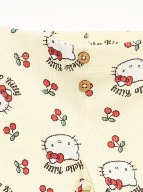 Legging 'Hello kitty' van ribkatoen - Kiabi