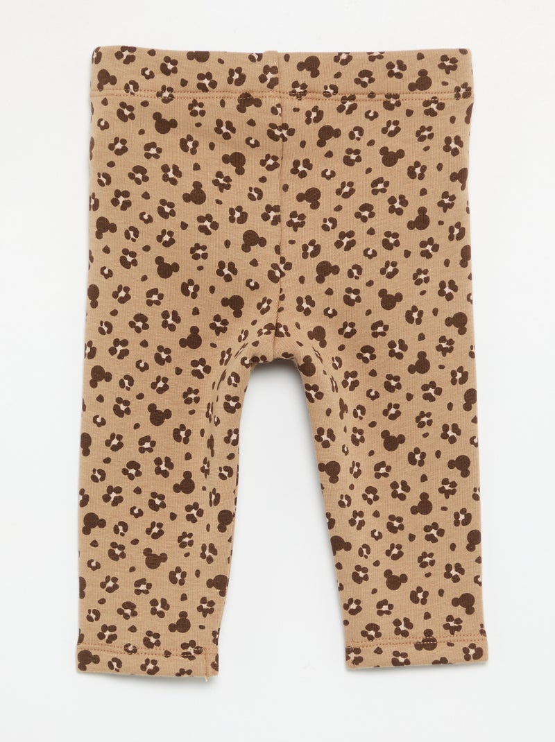 Legging met Disney-print Bruin - Kiabi