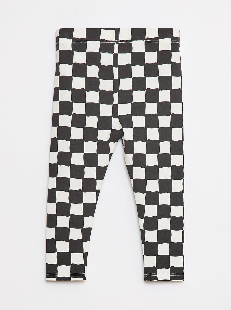 Legging met fantaisieprint - Grafik Edition Grijs - Kiabi