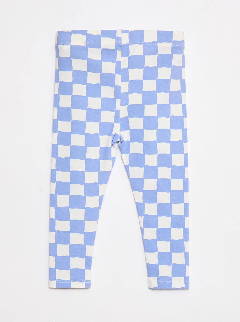 Legging met fantaisieprint - Grafik Edition Paars - Kiabi