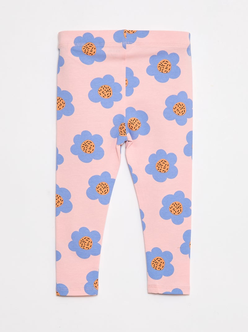 Legging met fantaisieprint - Grafik Edition Rose - Kiabi