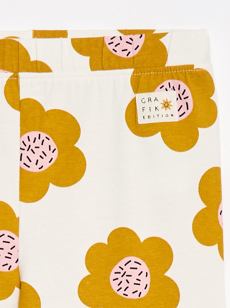 Legging met print - Grafik Edition Wit - Kiabi