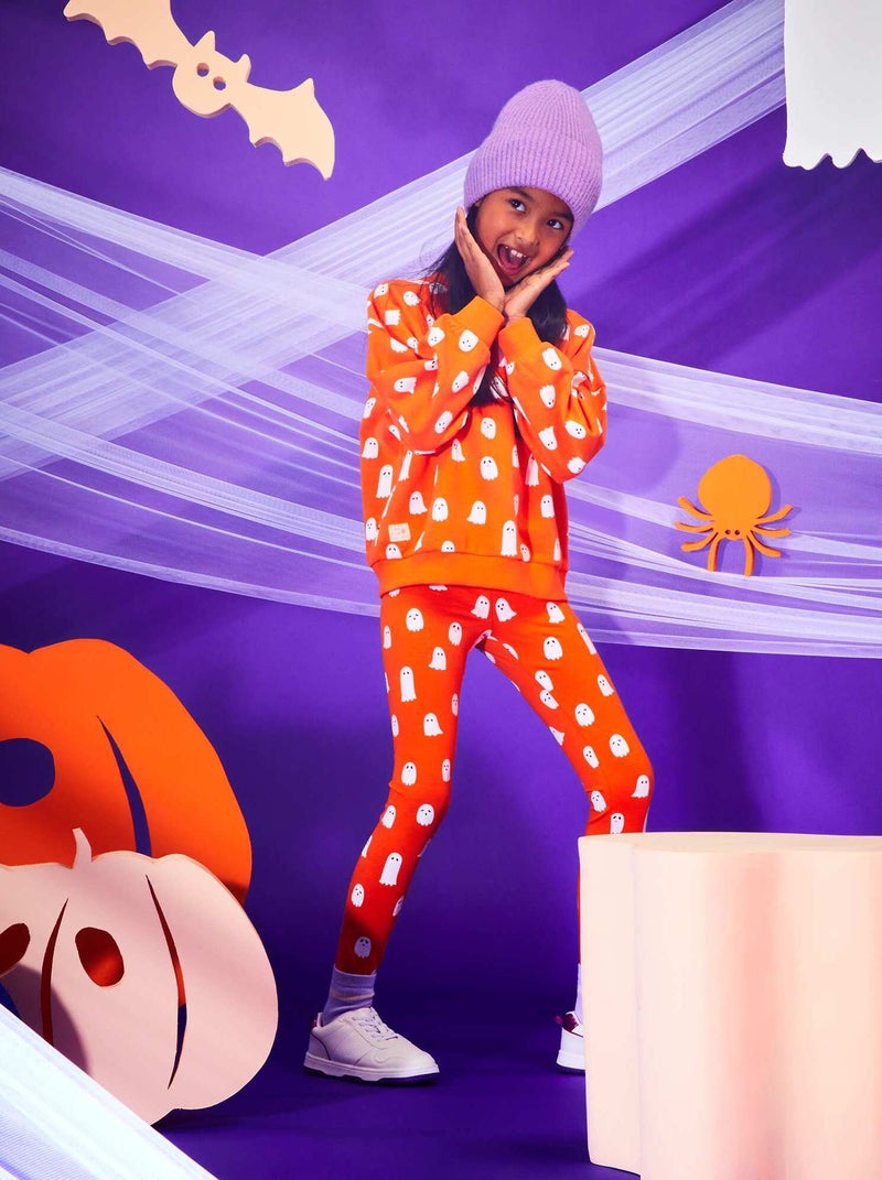 Legging met print - Halloween WIT - Kiabi