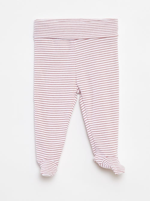 Legging met voetjes - Kiabi