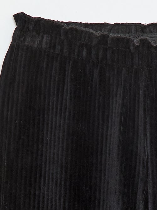 Legging met wijde pijpen van ribfluweel - Kiabi