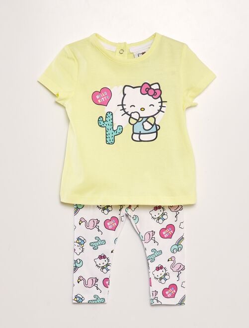 Legging + T-shirt 'Hello Kitty' - 2-delig - Kiabi