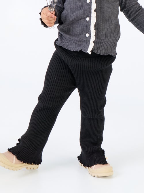 Legging van compact geribd breisel - Kiabi Legging van compact geribd breisel - Kiabi