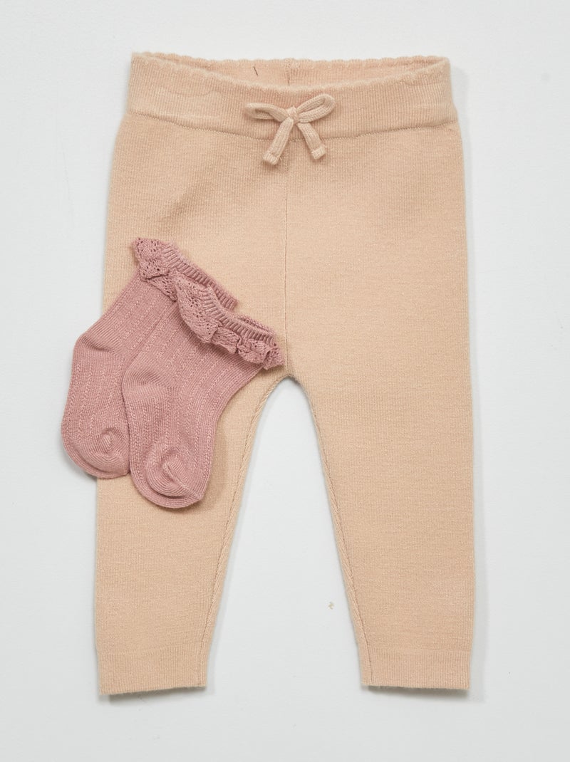 Legging van dicht tricot BIEGE - Kiabi