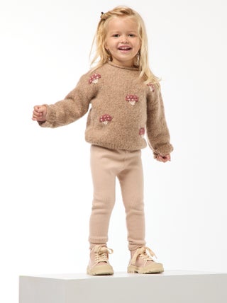 Legging van dicht tricot