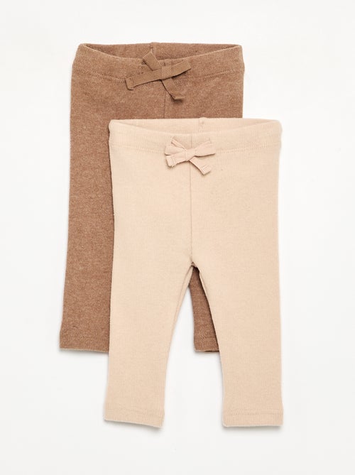 Legging van doudou-stof - Kiabi