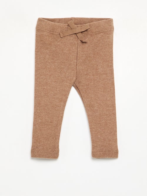 Legging van doudou-stof - Kiabi