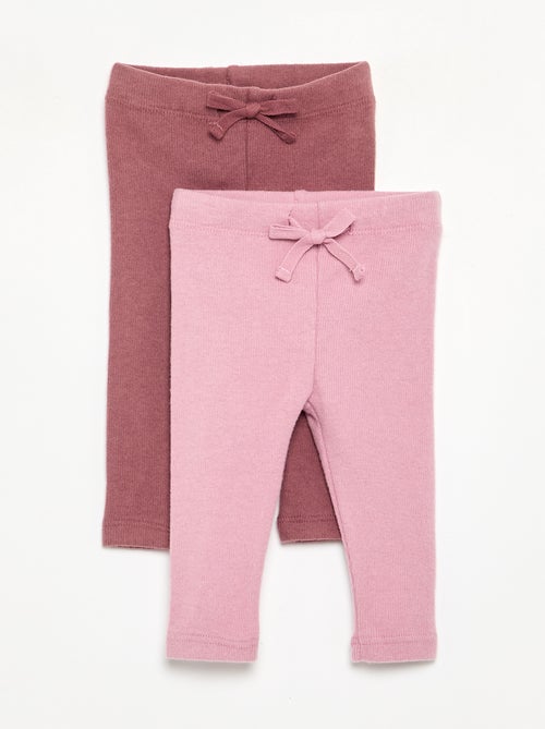 Legging van doudou-stof - Kiabi