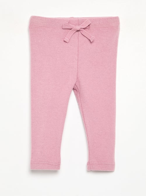 Legging van doudou-stof - Kiabi