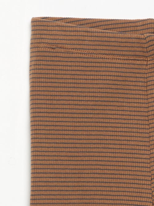 Legging van geribde jerseytricot - Kiabi