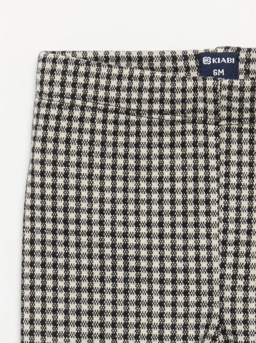 Legging van geruwde flanel - Kiabi
