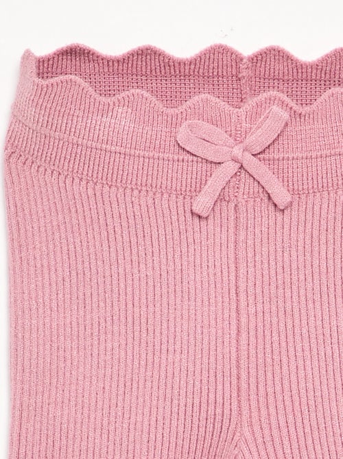 Legging van jerseytricot met strik in de taille - Kiabi Legging van jerseytricot met strik in de taille - Kiabi