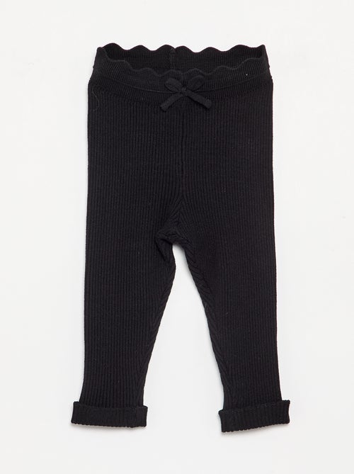Legging van jerseytricot met strik in de taille - Kiabi Legging van jerseytricot met strik in de taille - Kiabi
