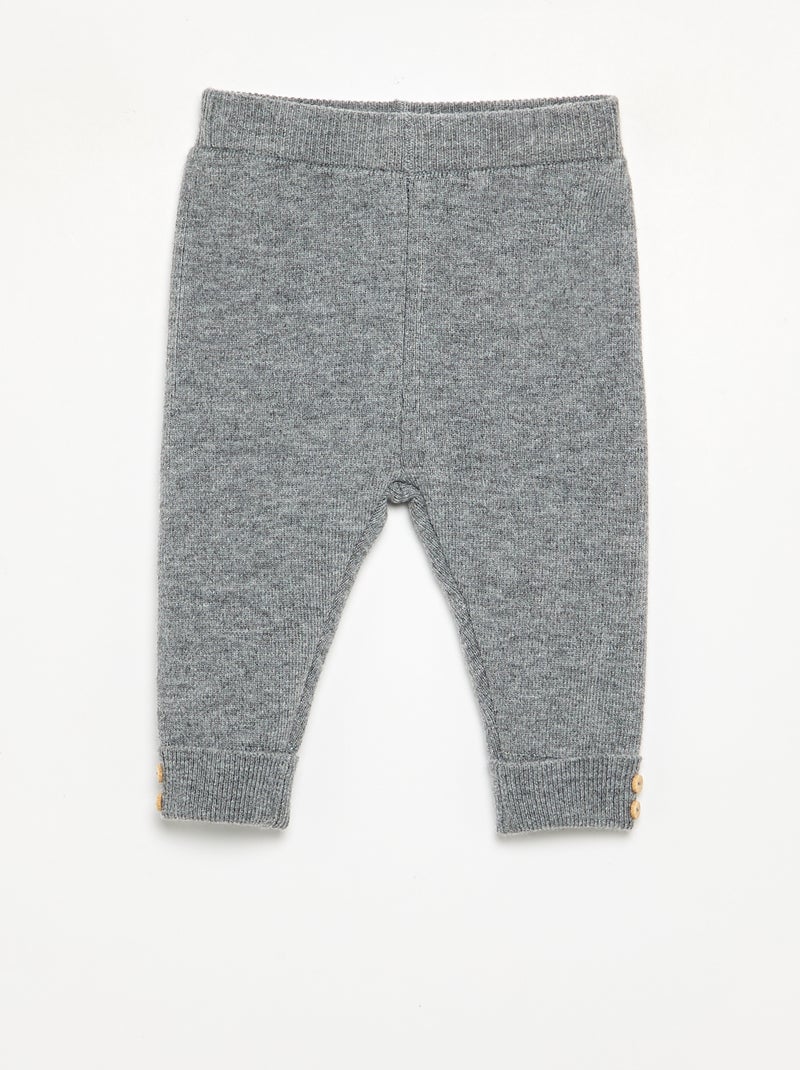 Legging van jerseytricot Zwart - Kiabi
