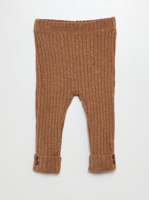 Legging van ribtricot - Kiabi
