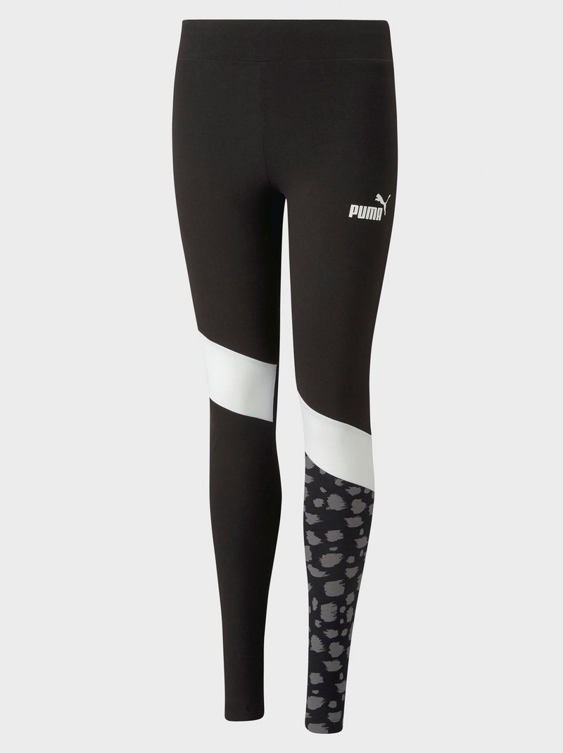 Legging van stretchstof 'Puma' ZWART - Kiabi