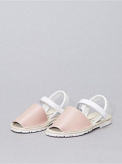 Leren sandalen - Kiabi